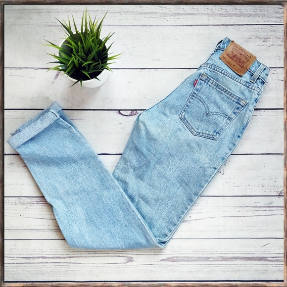 Levi's Denim - LEVI'S 512 Vintage Slim Tapered High Waist Jeans 5